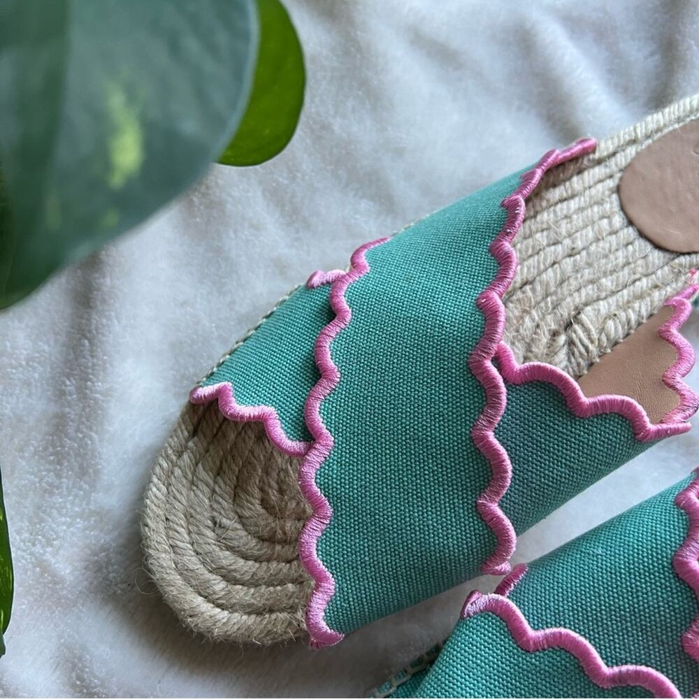 Castañer Puila Canvas Slide Sandals - Picture 4 of 10